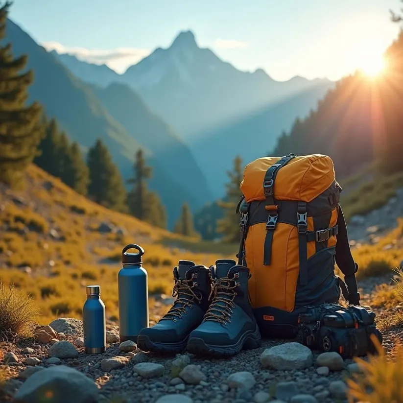 A selection of outdoor backpacks